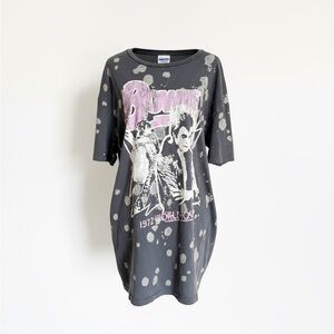 Bowie Gray Graphic Short Sleeve Tee